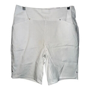 INC Womens White Core Bermuda Shorts, Size 6 Regular